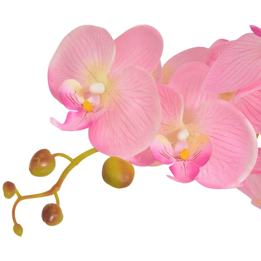 Plante artificielle avec pot Orchidée 65 cm Rose - 2