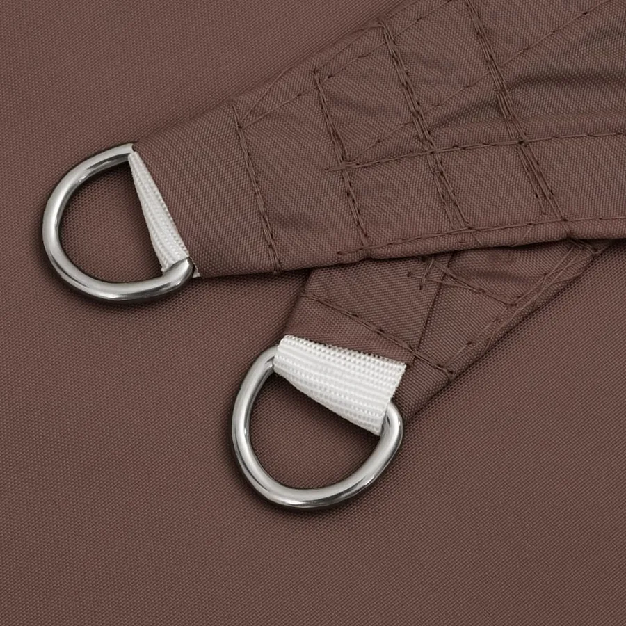 Voile de parasol Tissu Oxford rectangulaire 2x4 m marron - 5