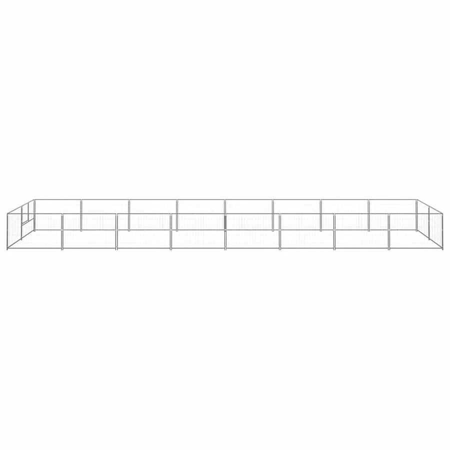 Chenil Argenté 16 m² Acier - 4
