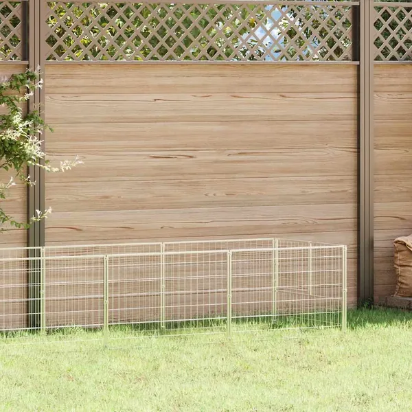 Chenil Argenté 9 m² Acier