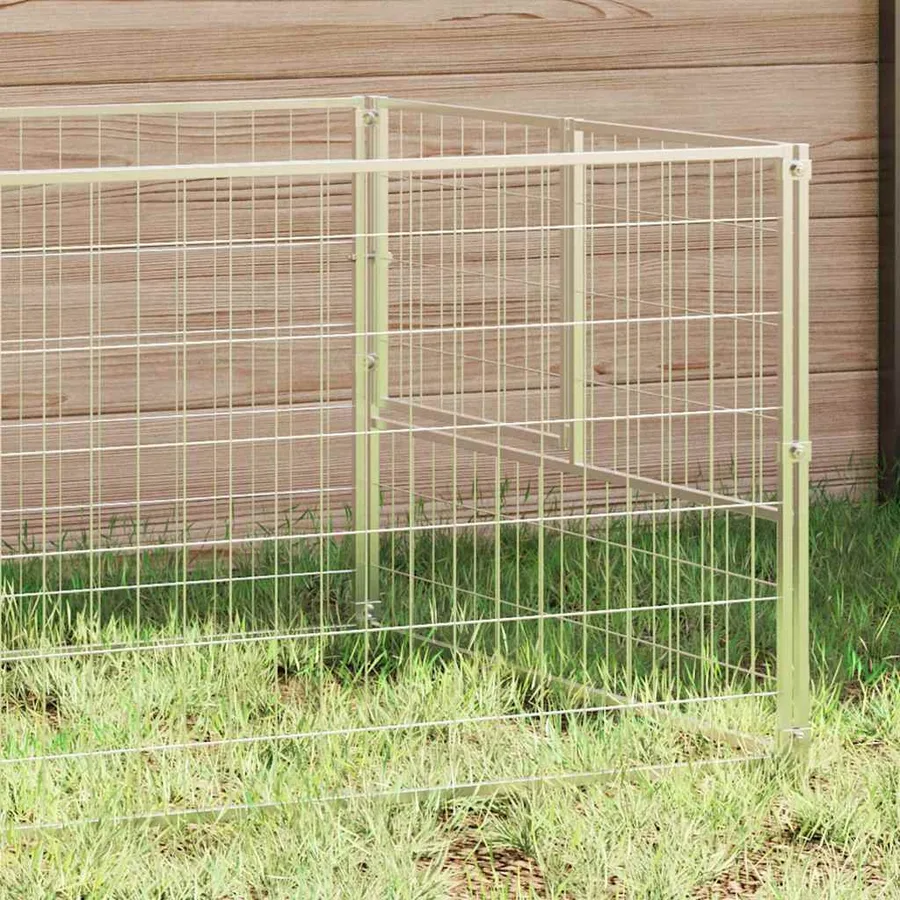 Chenil Argenté 9 m² Acier - 3