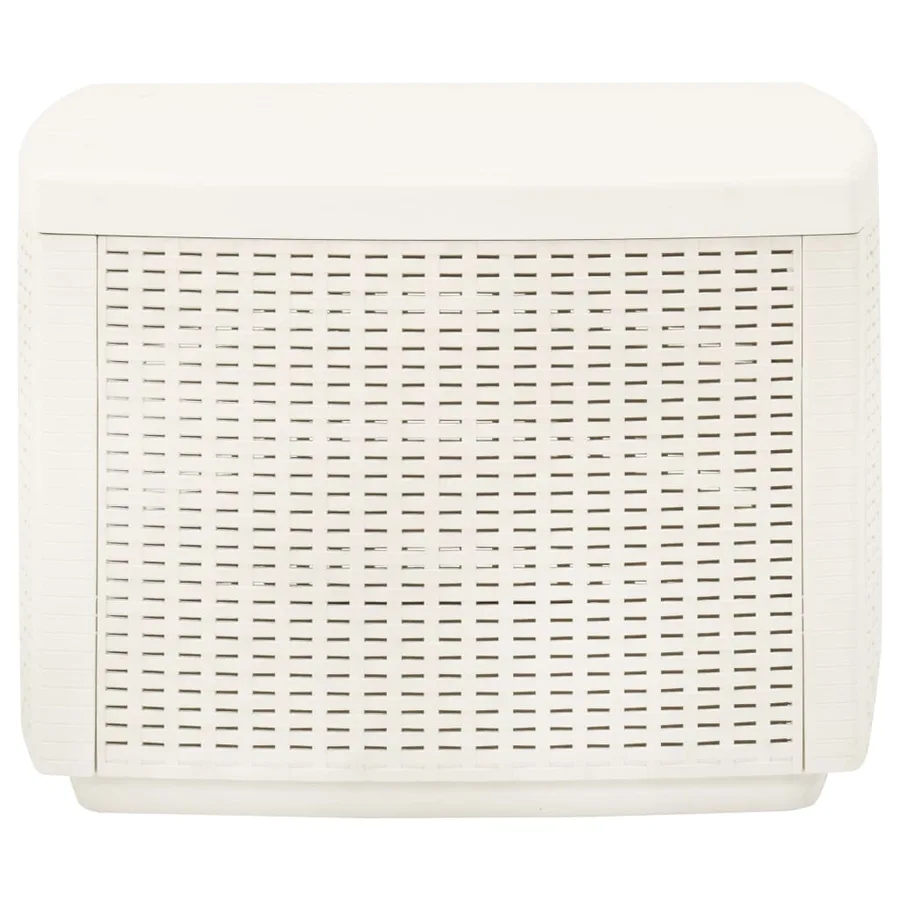 Table de jardin Blanc 53x53x40 cm Plastique - 3