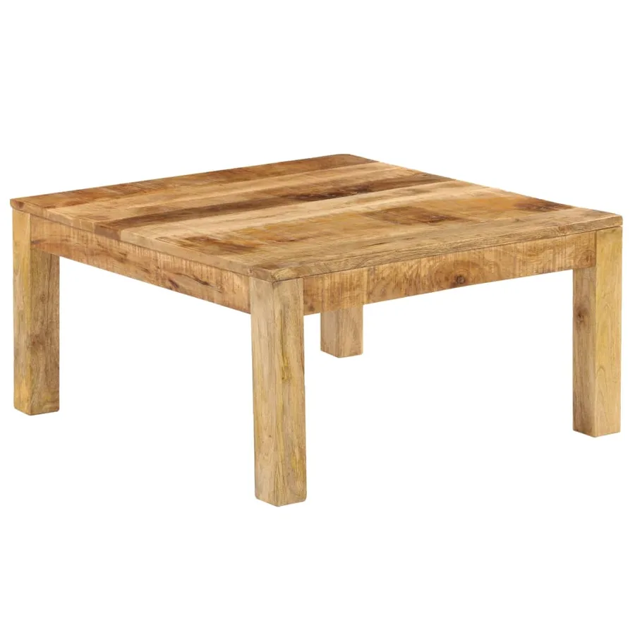 Table basse 80x80x40 cm Bois de manguier massif - 2