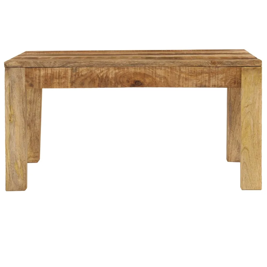 Table basse 80x80x40 cm Bois de manguier massif - 3