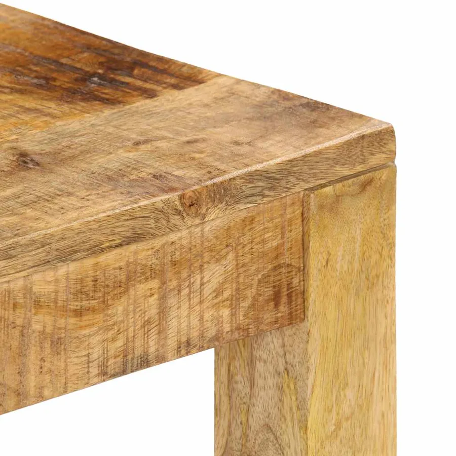 Table basse 80x80x40 cm Bois de manguier massif - 4