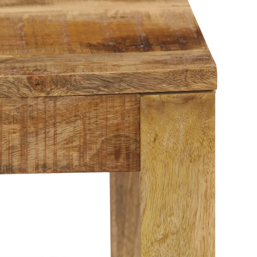 Table basse 80x80x40 cm Bois de manguier massif - 5