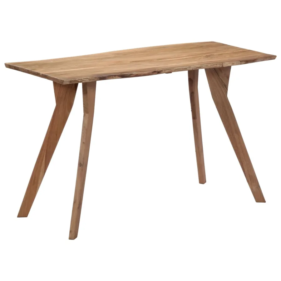 Table de salle à manger 120x58x76 cm Bois d'acacia solide - 10