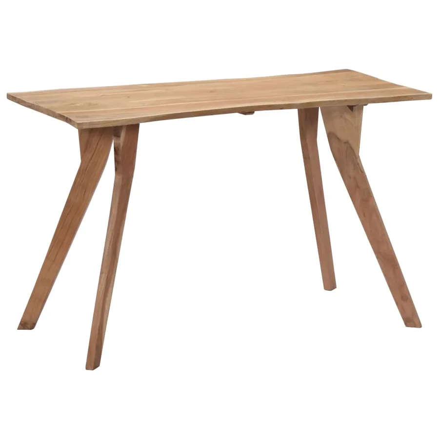 Table de salle à manger 120x58x76 cm Bois d'acacia solide - 2