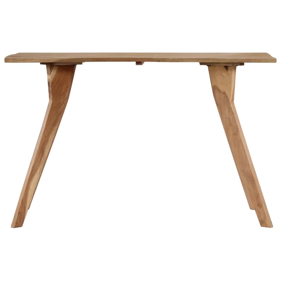 Table de salle à manger 120x58x76 cm Bois d'acacia solide - 3