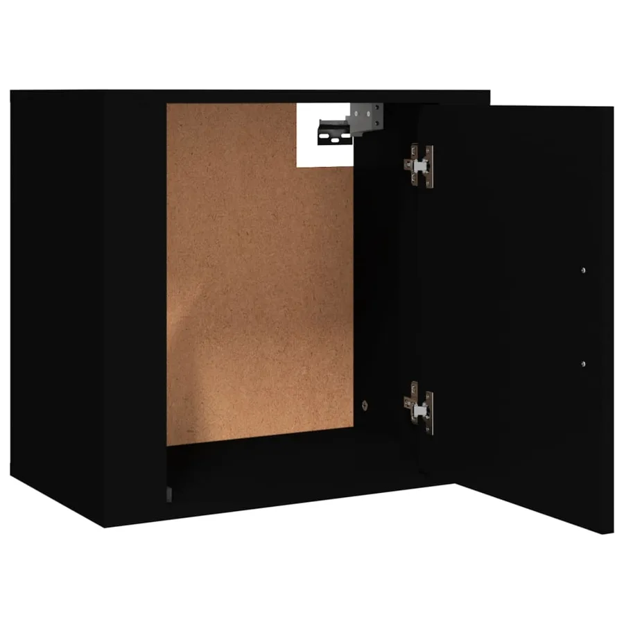 Tables de chevet murales 2 pcs Noir 50x30x47 cm - 7