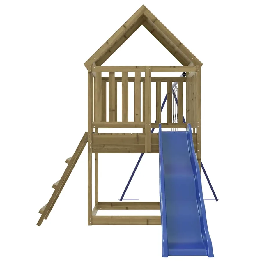 Aire de jeux d'extérieur bois de pin imprégné - 5