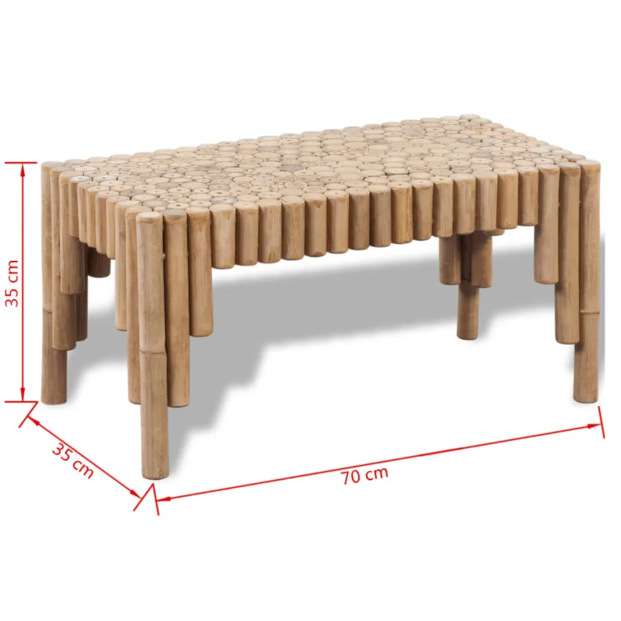 Table basse Bambou - 5
