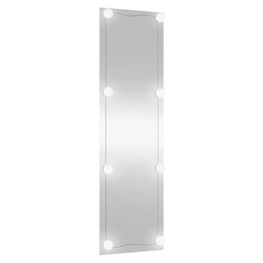Miroir mural avec lumières LED 30x100 cm verre rectangulaire - 4