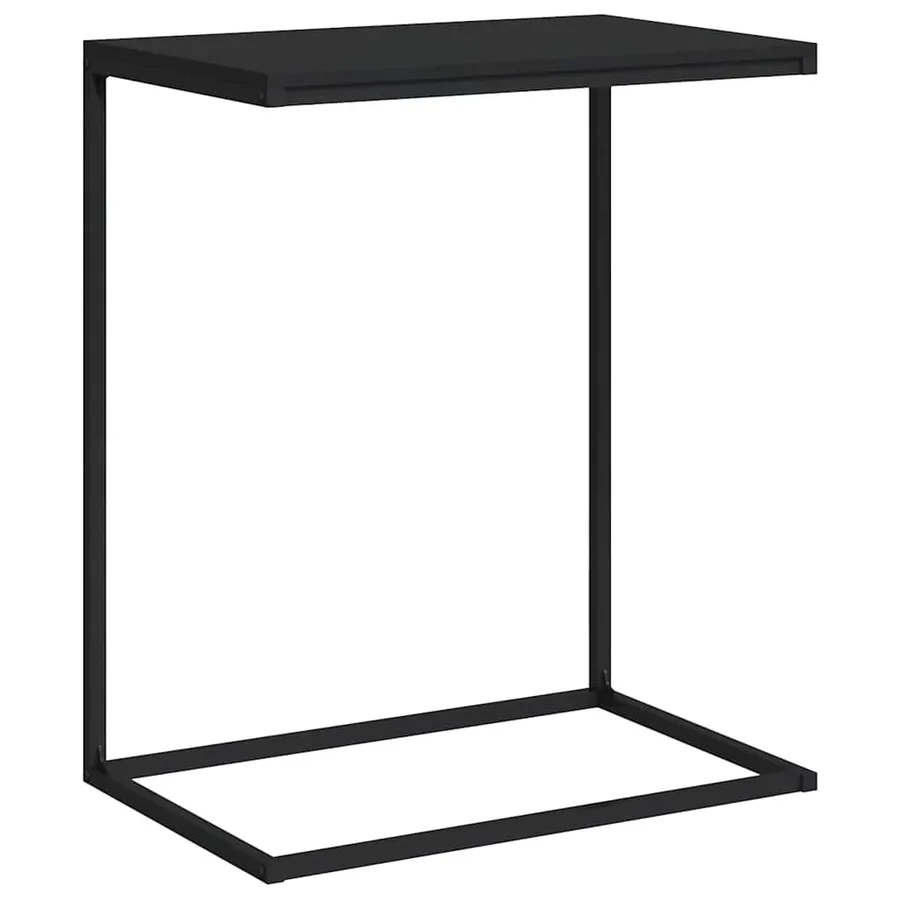 Table d'appoint Noir 55x35x66 cm Bois d'ingénierie - 2