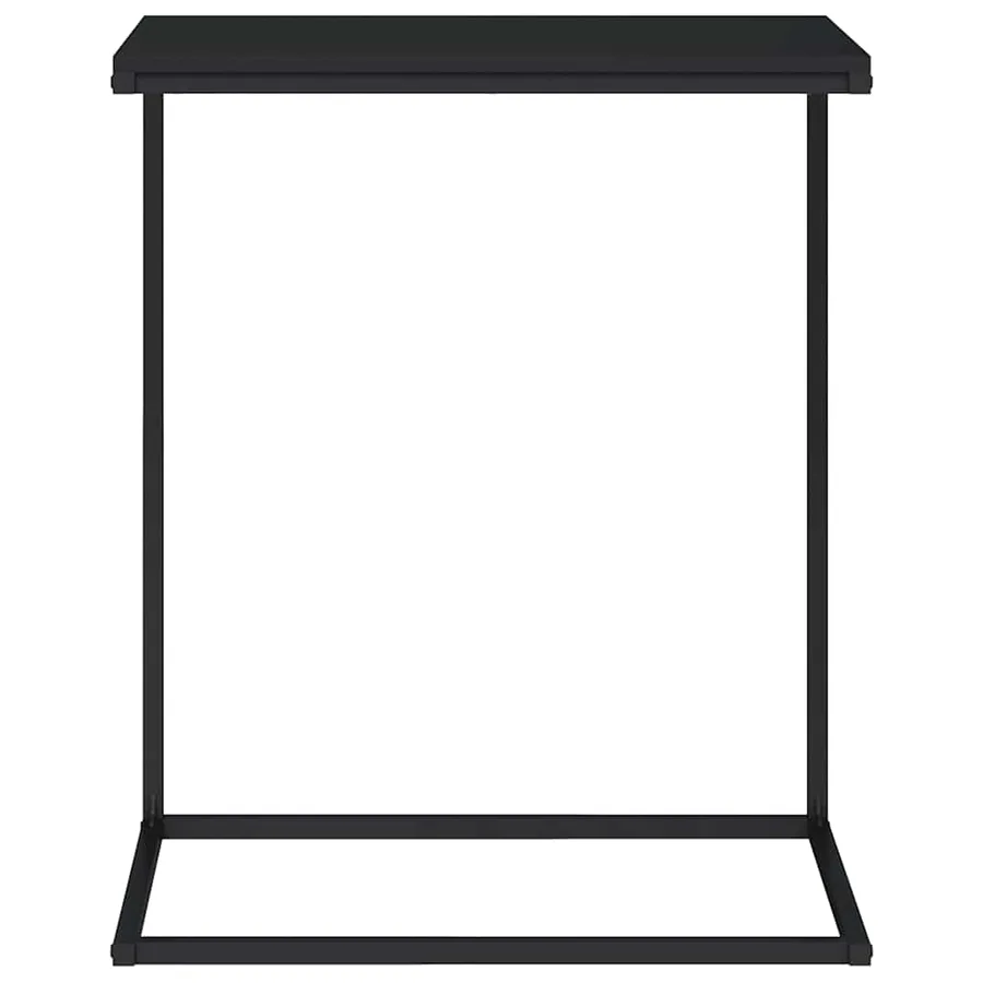Table d'appoint Noir 55x35x66 cm Bois d'ingénierie - 4