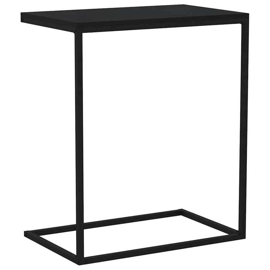 Table d'appoint Noir 55x35x66 cm Bois d'ingénierie - 6