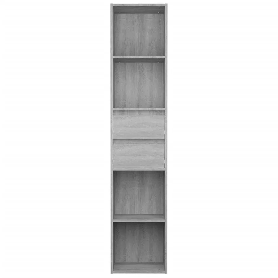 Bibliothèque Sonoma gris 36x30x171 cm Bois d'ingénierie - 3