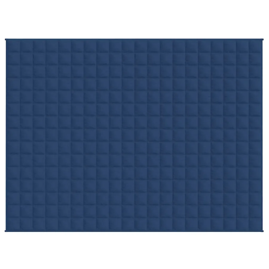Couverture lestée Bleu 150x200 cm 11 kg Tissu - 3