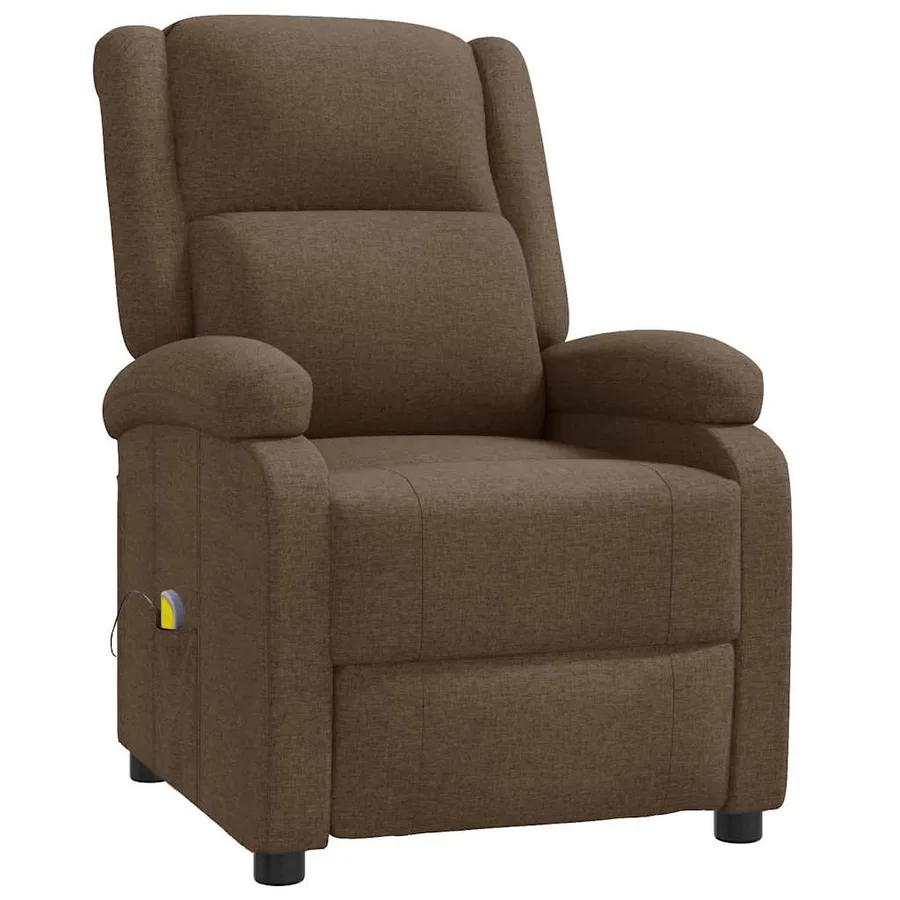 Fauteuil de massage Marron Tissu - 3