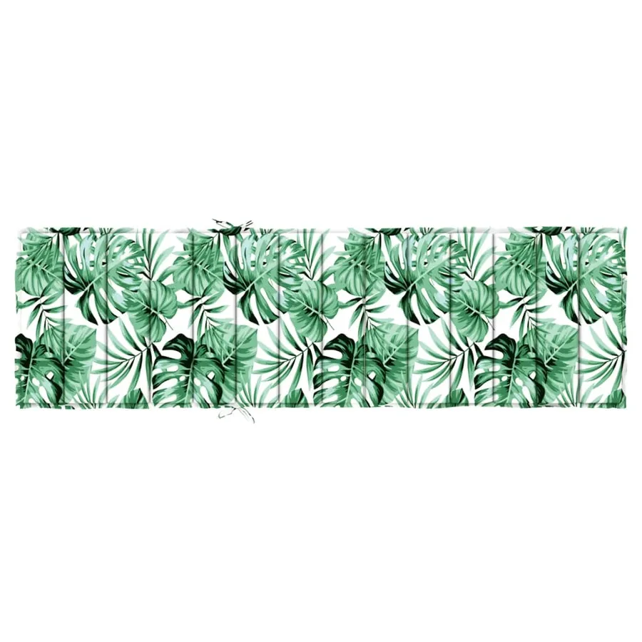 Coussin de chaise longue motif de feuilles tissu oxford - 5