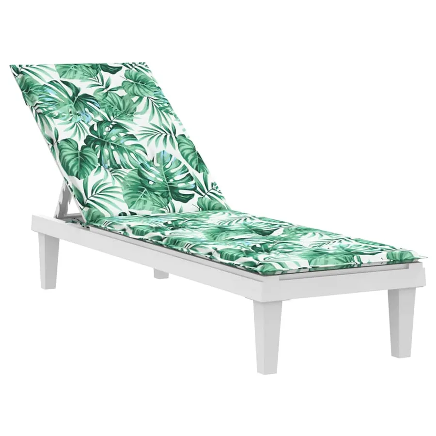 Coussin de chaise longue motif de feuilles tissu oxford - 3