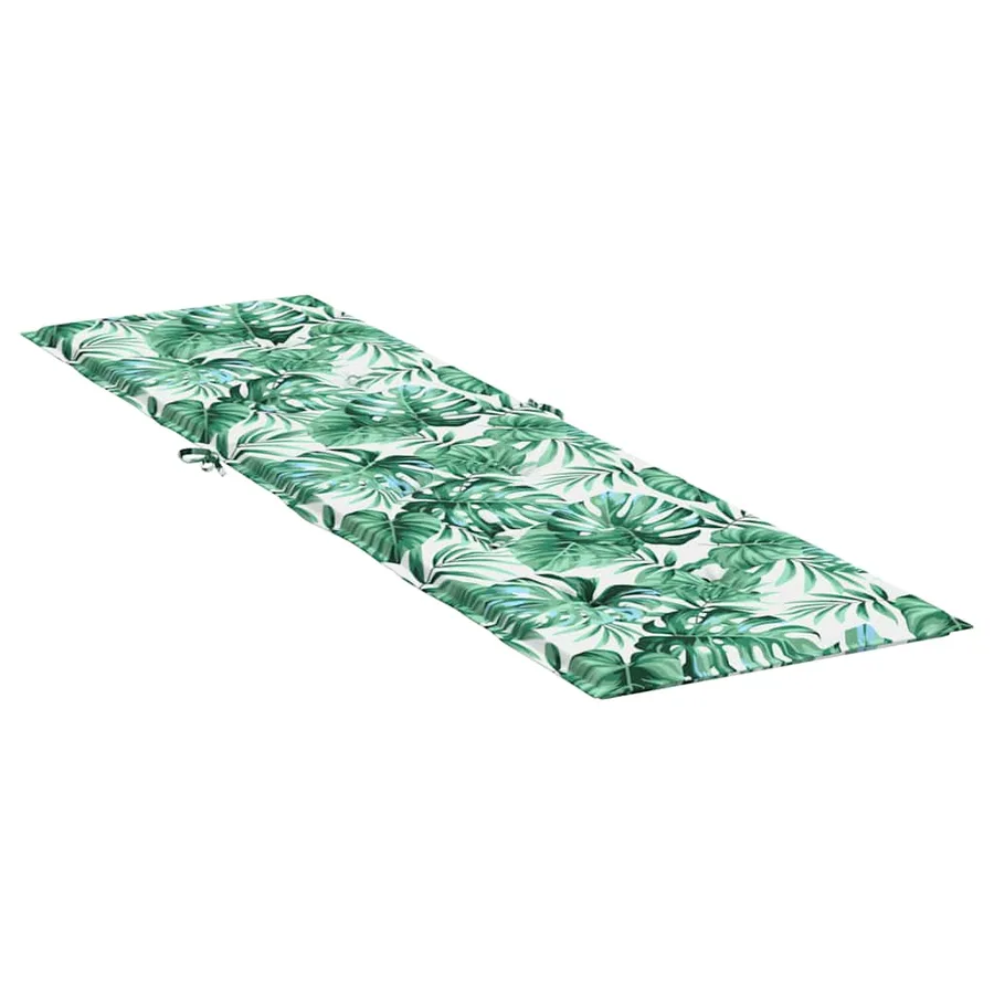 Coussin de chaise longue motif de feuilles tissu oxford - 4