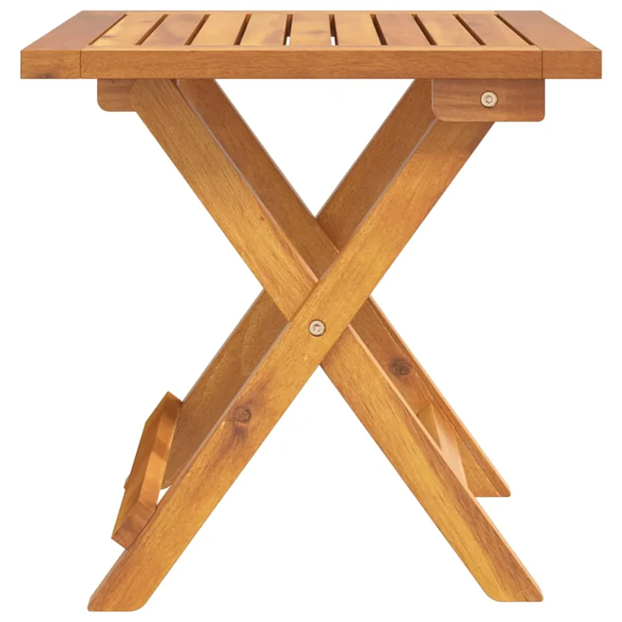 Salon de jardin 3 pcs résine tressée et bois massif d'acacia - 11