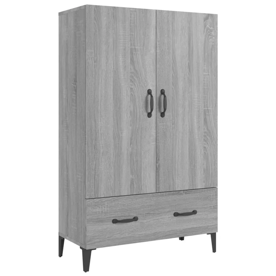 Buffet Sonoma gris 70x31x115 cm Bois d'ingénierie - 2