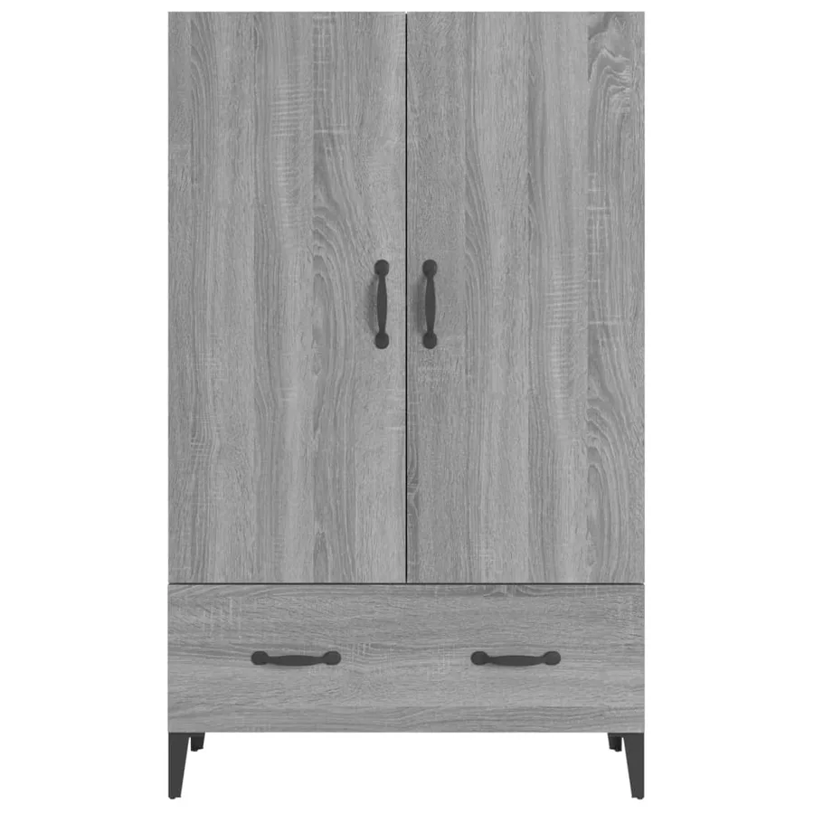 Buffet Sonoma gris 70x31x115 cm Bois d'ingénierie - 5