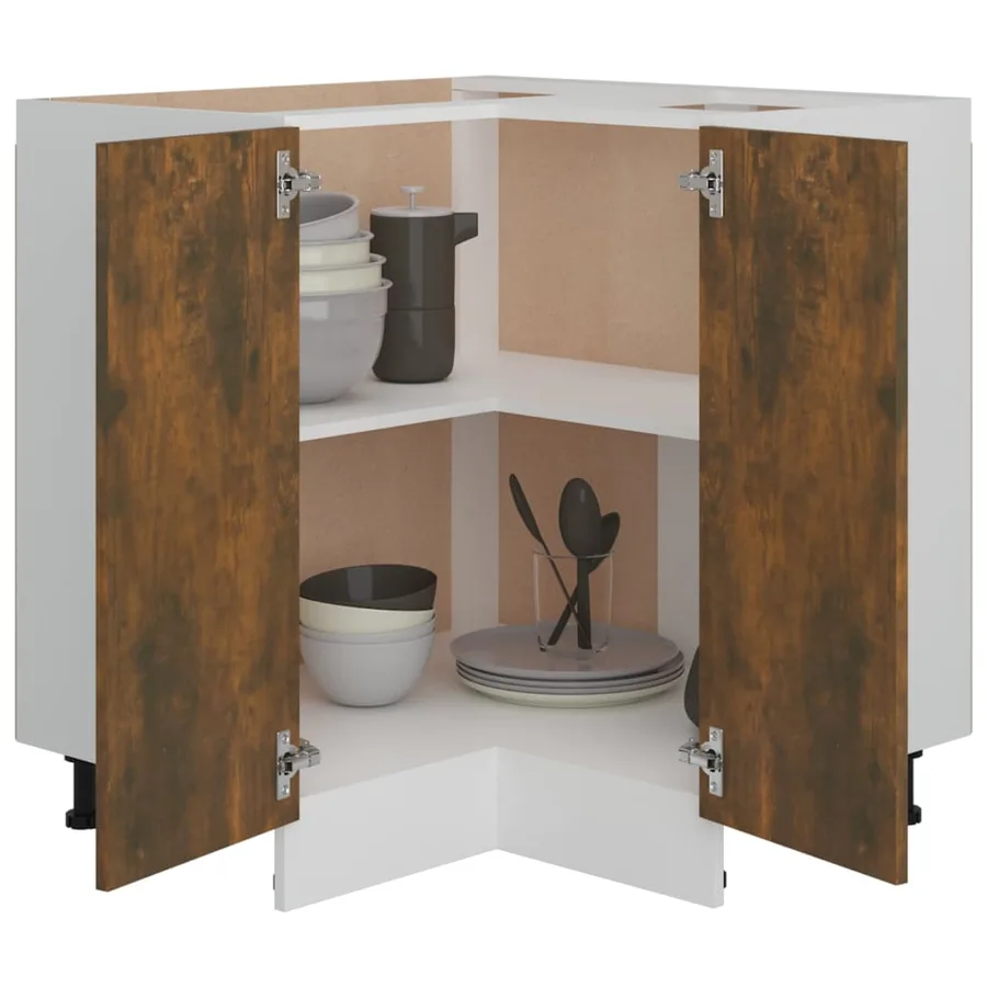 Meuble de cuisine "Lyon" Chêne fumé 75,5 x 75,5 x 81,5 cm Bois d'ingénierie - 4