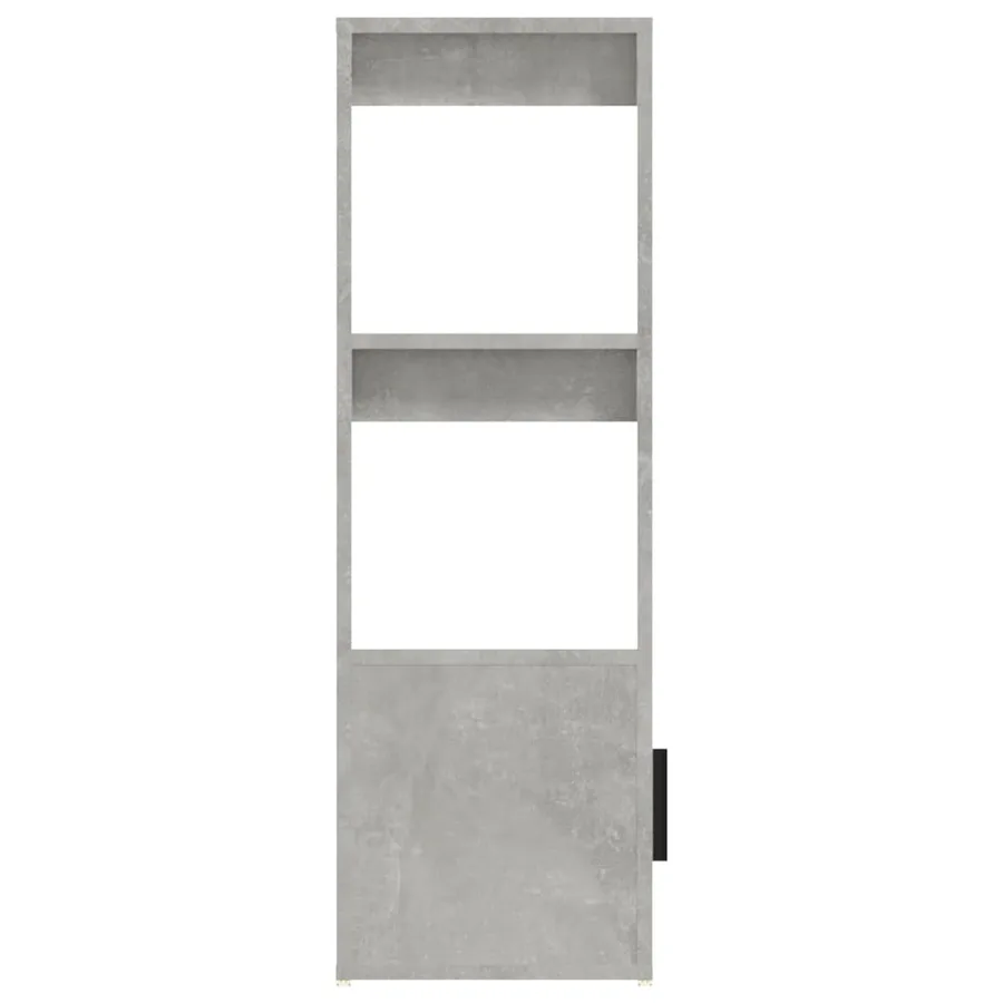 Buffet Gris béton 80x30x90 cm Bois d'ingénierie - 8