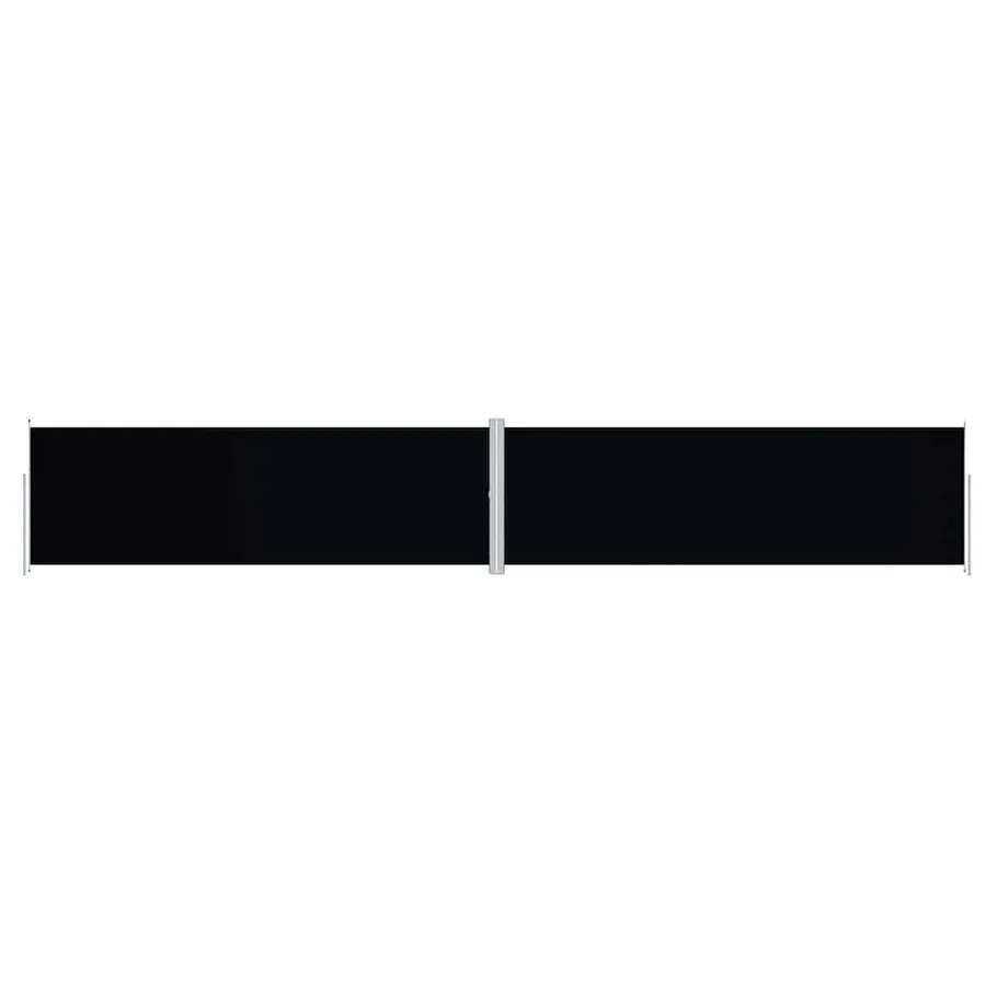 Auvent latéral rétractable Noir 200x1200 cm - 2
