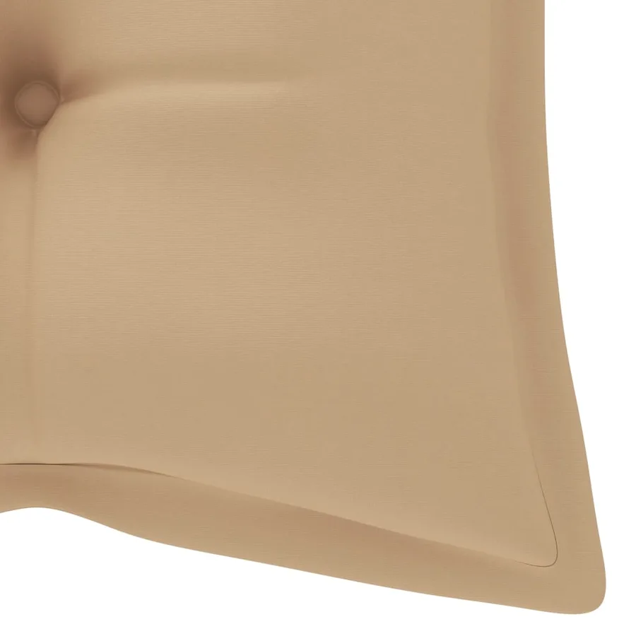 Banc de jardin avec coussin 120 cm Bois d'acacia massif - 8