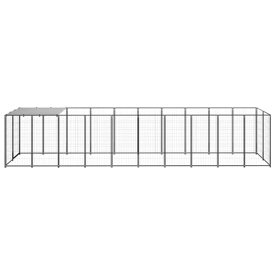Chenil Noir 6,05 m² Acier - 4
