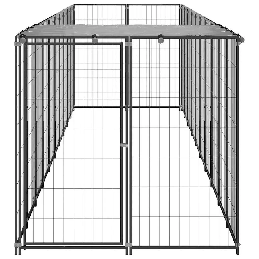 Chenil Noir 6,05 m² Acier - 5