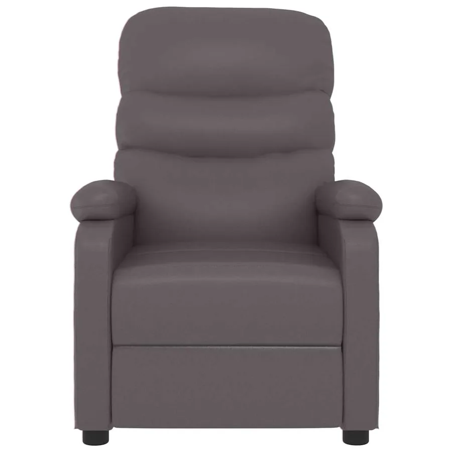 Fauteuil de massage Gris Similicuir - 3