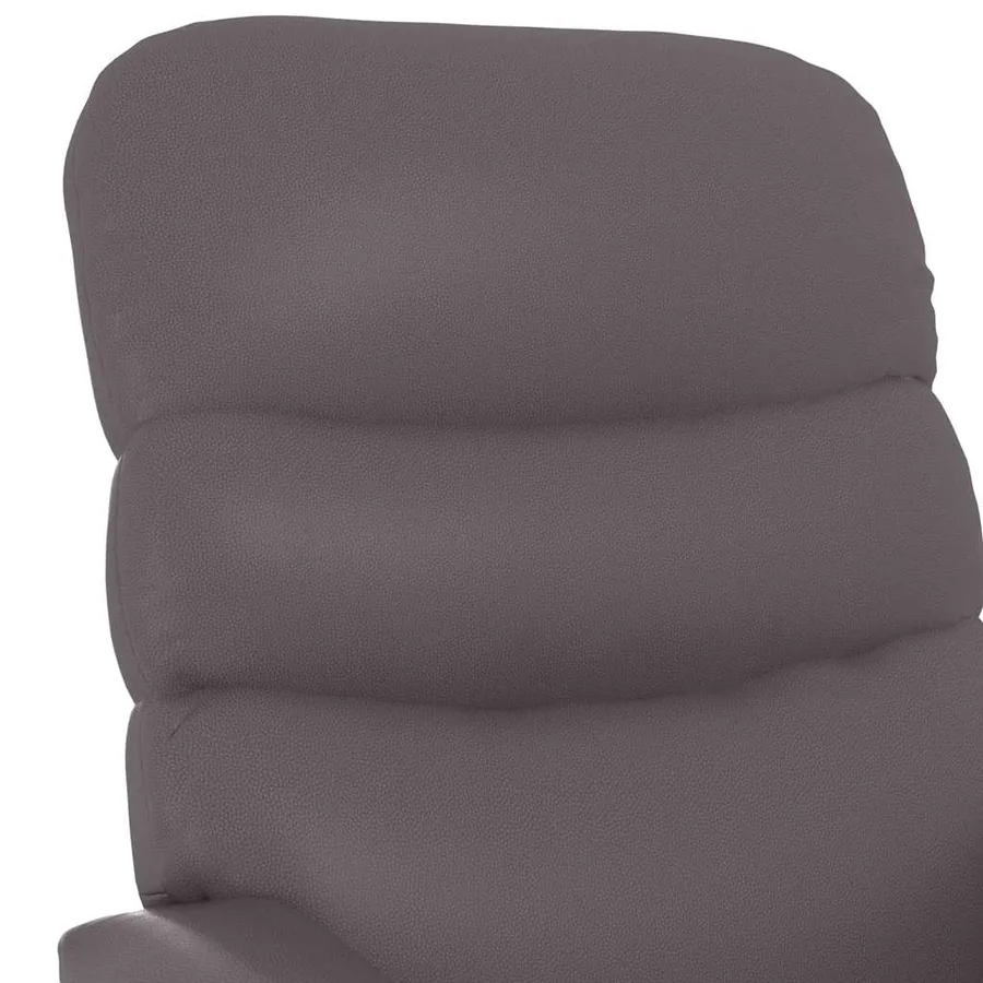 Fauteuil de massage Gris Similicuir - 6