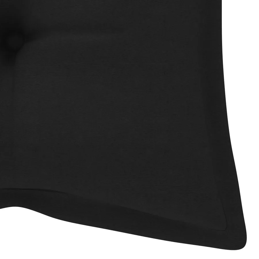 Banc de jardin avec coussin 120 cm Bois d'acacia massif - 8