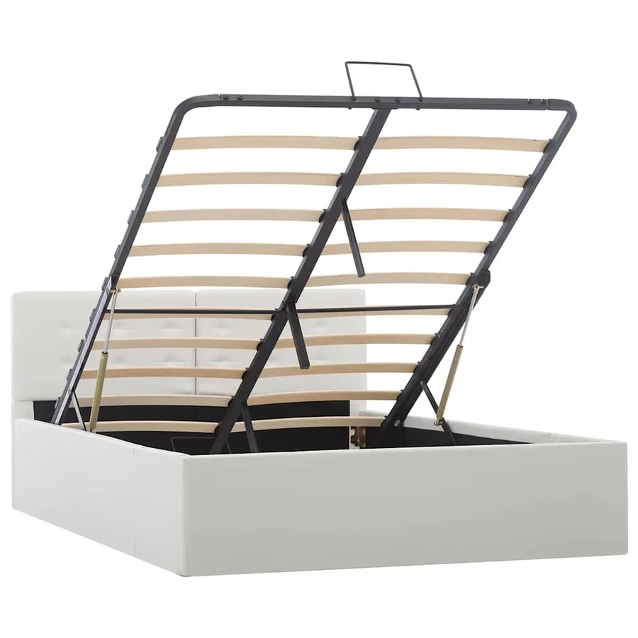 Cadre de lit à rangement hydraulique sans matelas 120x200 cm - 2