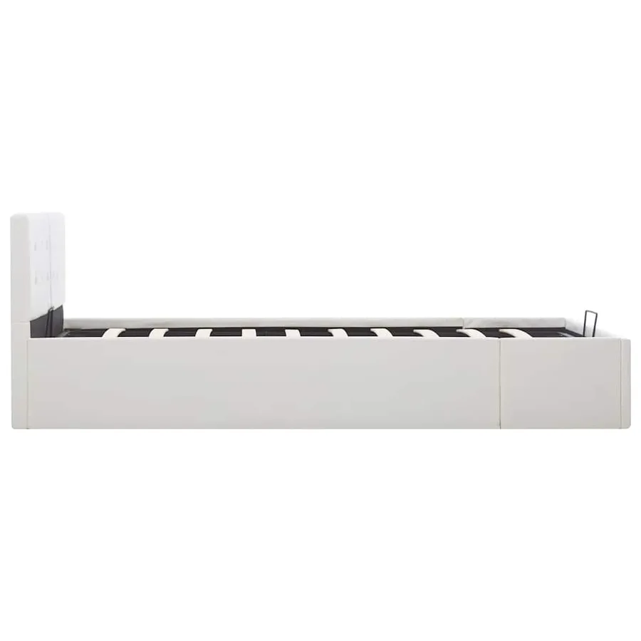 Cadre de lit à rangement hydraulique sans matelas 120x200 cm - 5