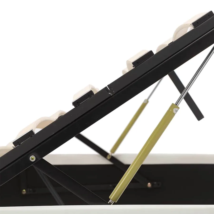 Cadre de lit à rangement hydraulique sans matelas 120x200 cm - 7