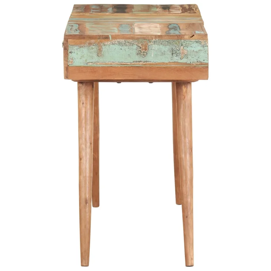 Coiffeuse avec miroir 112x45x76 cm Bois massif de récupération - 4
