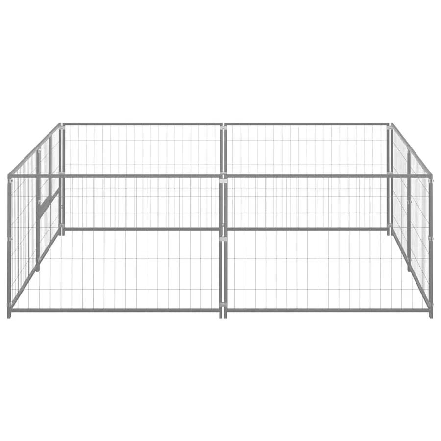 Chenil Argenté 4 m² Acier - 4