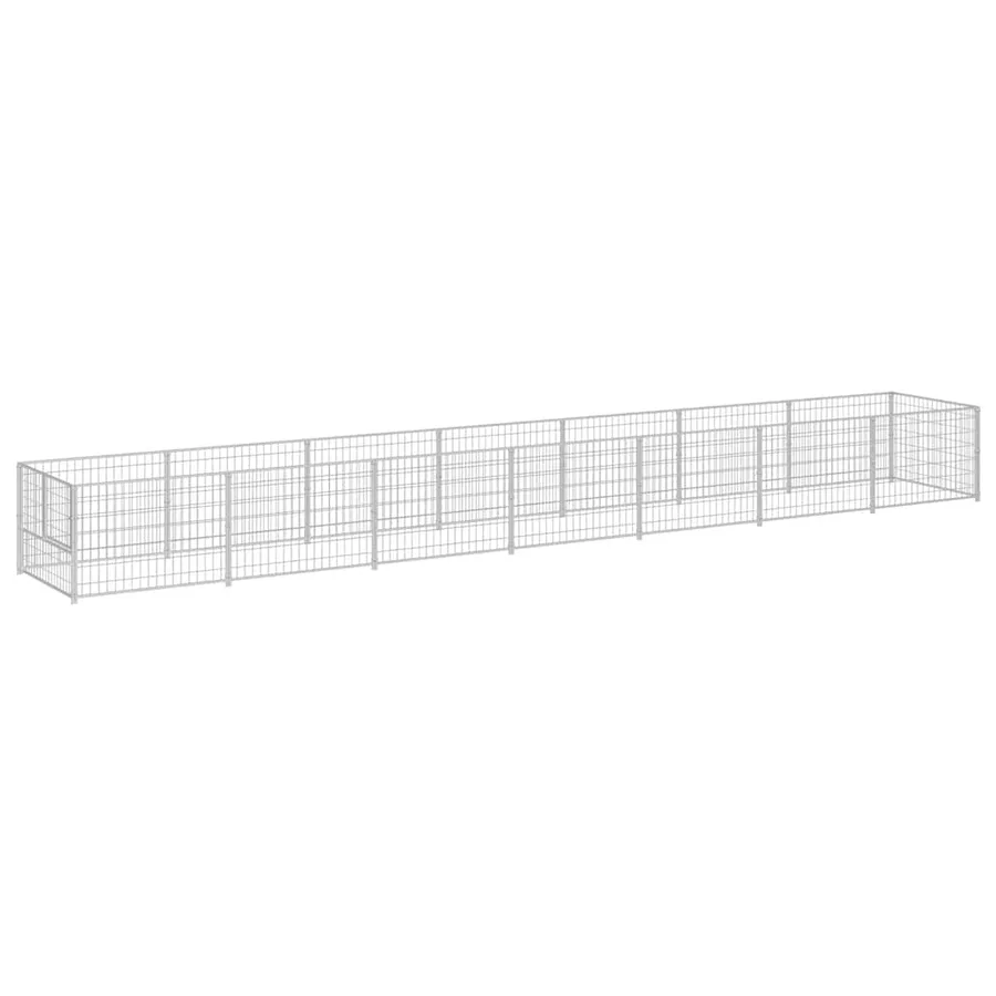 Chenil Argenté 7 m² Acier - 2