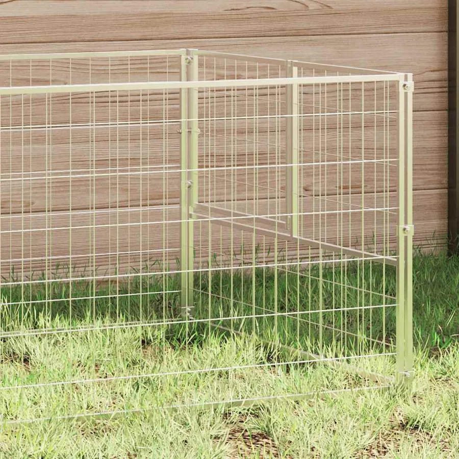 Chenil Argenté 7 m² Acier - 3