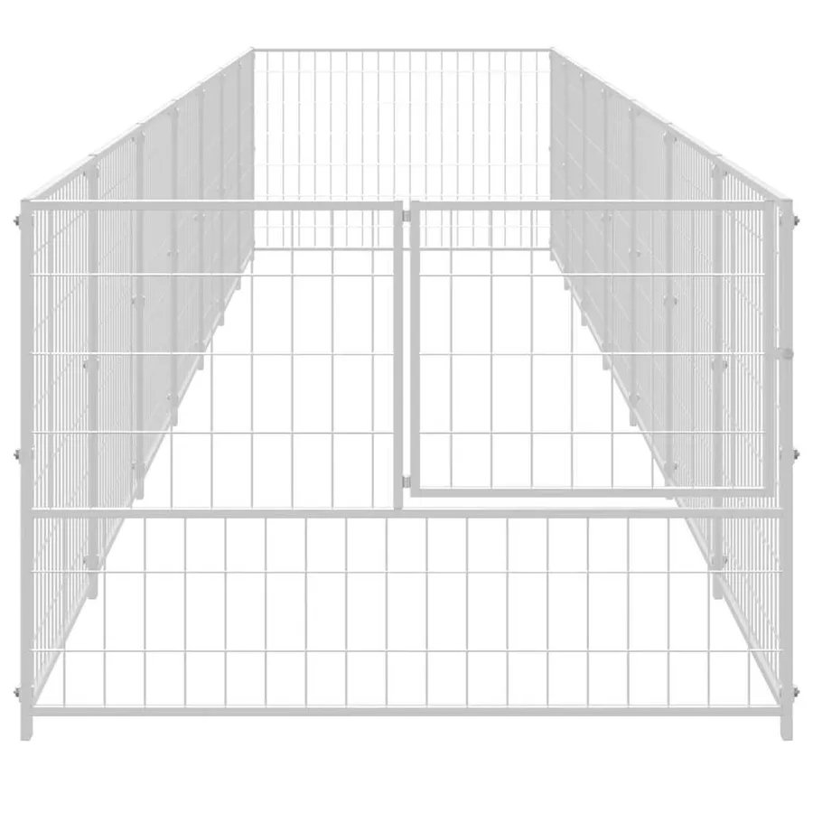 Chenil Argenté 7 m² Acier - 4