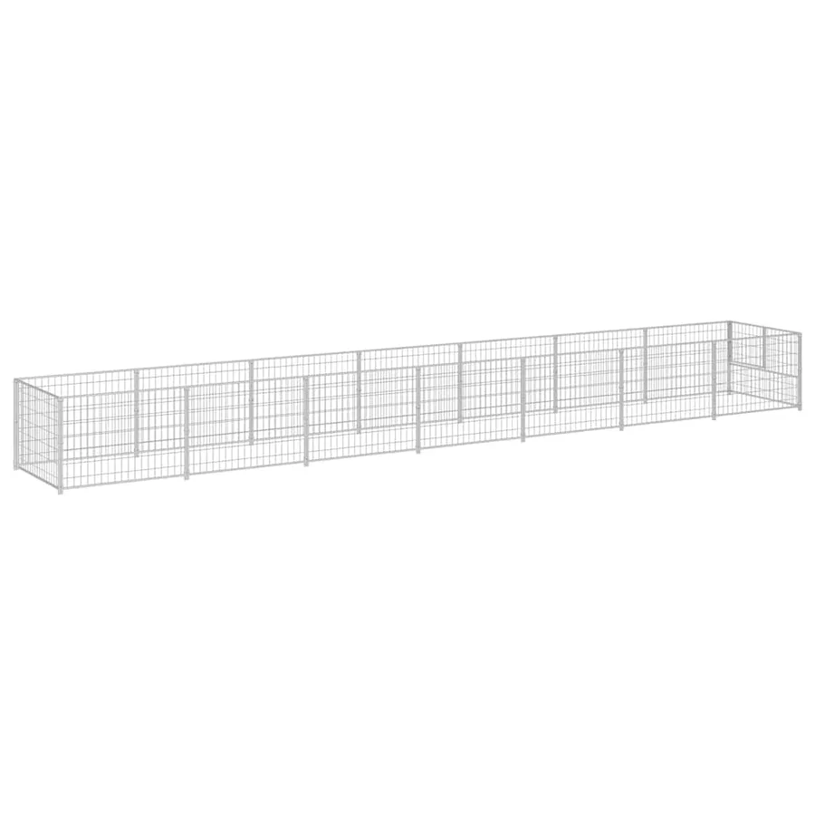 Chenil Argenté 7 m² Acier - 6