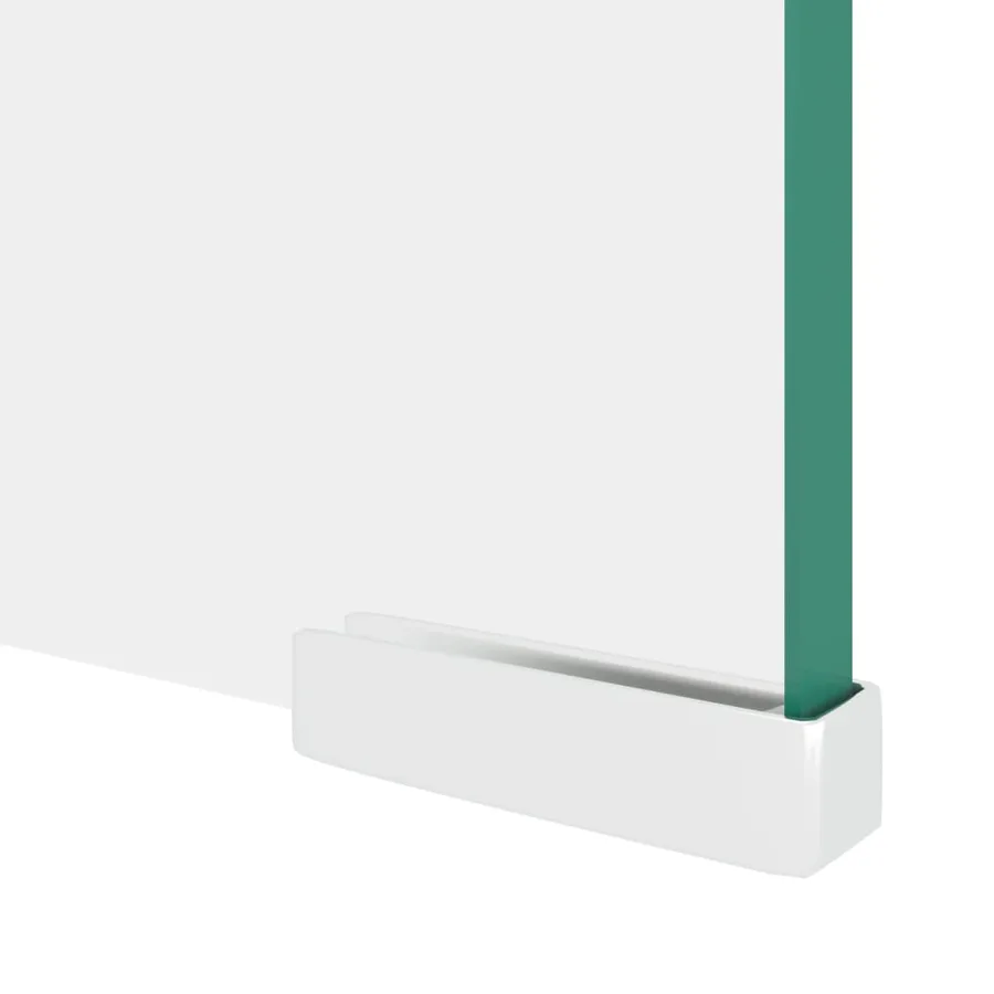 Meuble TV/pour moniteur 90x30x13 cm verre transparent - 5