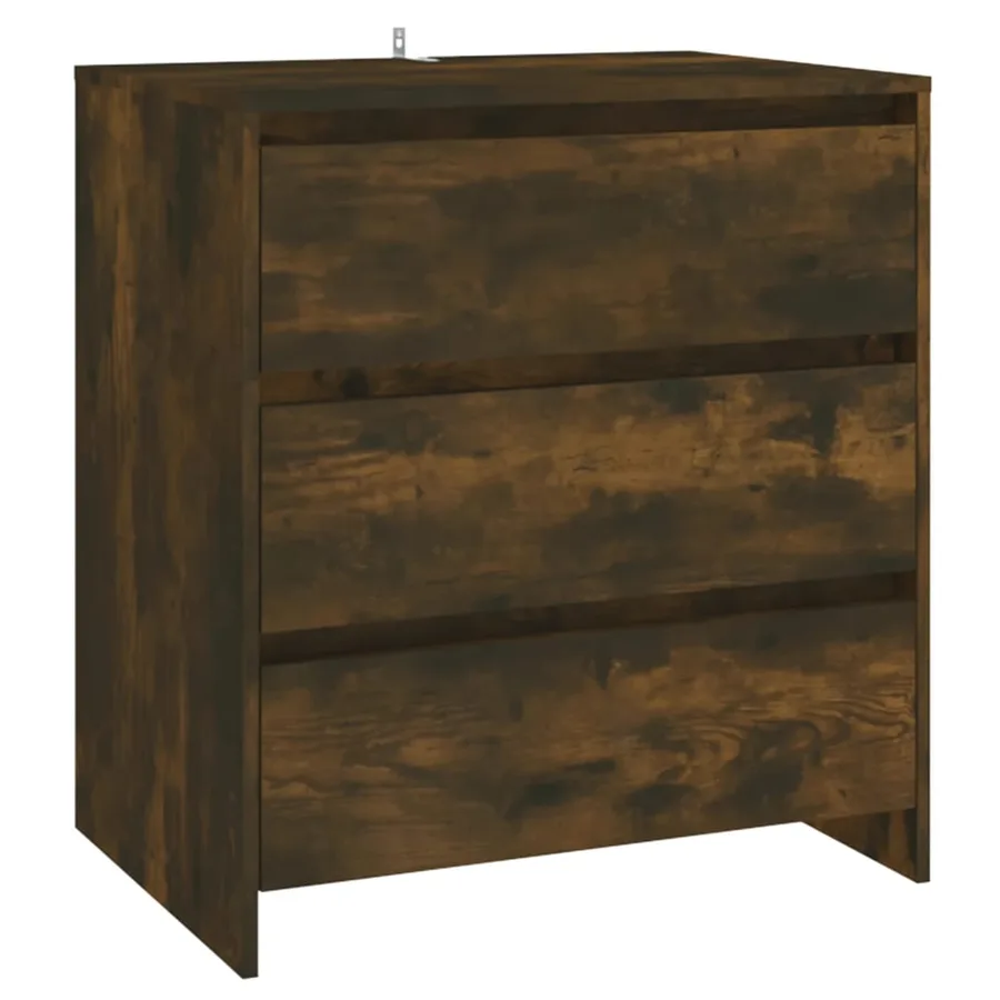 Buffet Chêne fumé 70x41x75 cm Bois d'ingénierie - 2