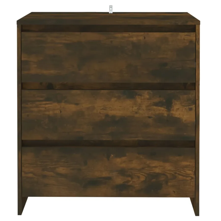 Buffet Chêne fumé 70x41x75 cm Bois d'ingénierie - 3